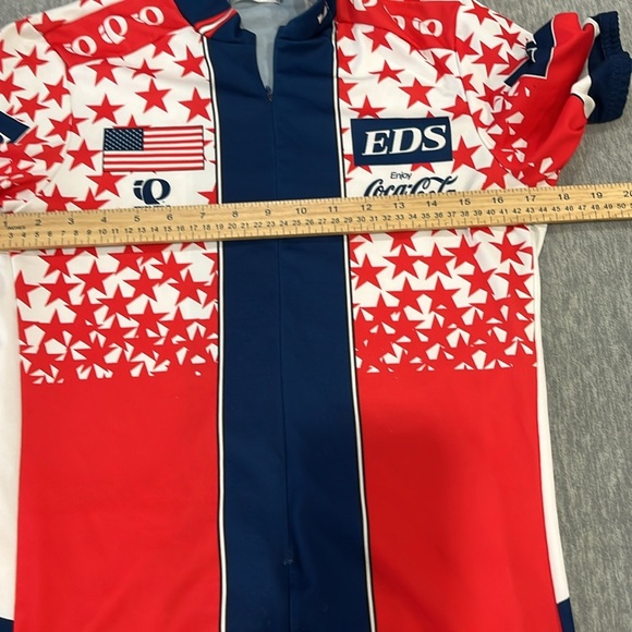Men's Red Cycling Shirt - Picture 5 of 9